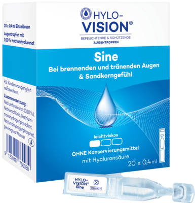 HYLO-VISION sine Einzeldosispipetten