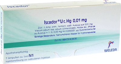 ISCADOR U c.Hg 0,01 mg Injektionslösung