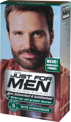 JUST for men Brush in Color Gel schwarzbraun