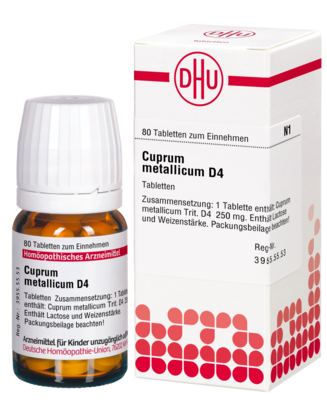 CUPRUM METALLICUM D 4 Tabletten