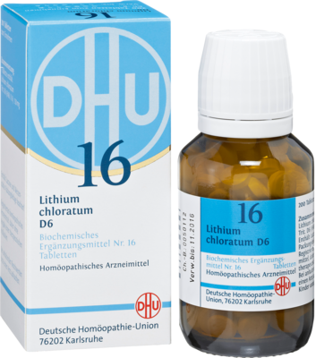 BIOCHEMIE DHU 16 Lithium chloratum D 6 Tabletten