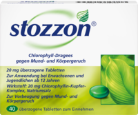 STOZZON Chlorophyll überzogene Tabletten