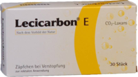 LECICARBON E CO2 Laxans Erwachsenensuppositorien