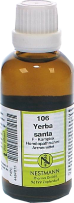 YERBA SANTA F Komplex Nr.106 Dilution