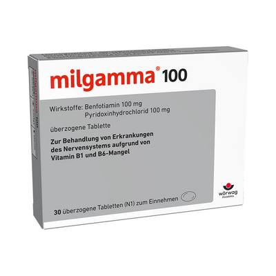 MILGAMMA 100 mg überzogene Tabletten