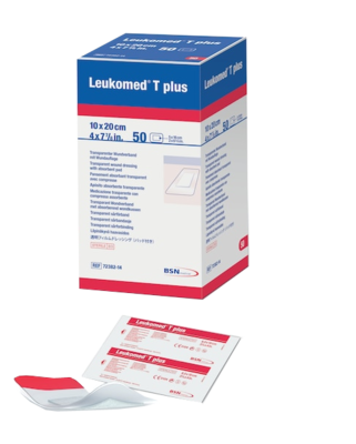 LEUKOMED transp.plus sterile Pflaster 10x20 cm