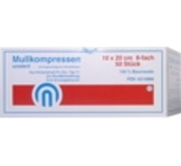 MULLKOMPRESSEN ES 10x20 cm unsteril 8fach