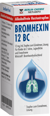 BROMHEXIN 12 BC Tropfen zum Einnehmen