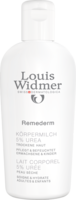 WIDMER Remederm Körpermilch 5% Urea unparfümiert