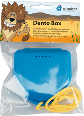 MIRADENT Zahnspangenbox Dento Box I blau