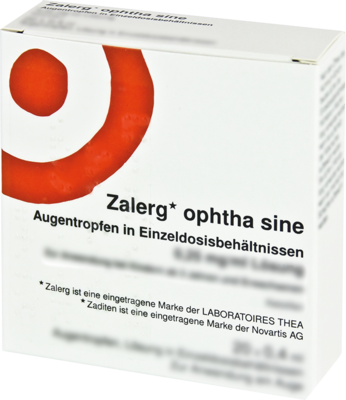 ZALERG ophtha sine Augentr.Einzeldosispipetten