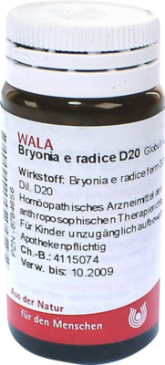 BRYONIA E radice D 20 Globuli