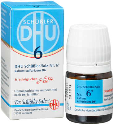 BIOCHEMIE DHU 6 Kalium sulfuricum D 6 Globuli