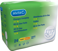 ALVITA All-in-One Inkontinenzhose super medium Tag