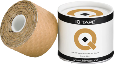 IQ KINESIOLOGIE Tape m.Kugeln 5 cmx5 m beige