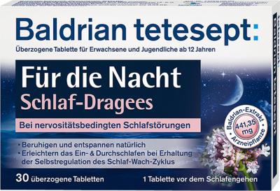 BALDRIAN TETESEPT überzogene Tabletten